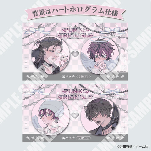 『PUNKS△TRIANGLE』2人の缶バッチ アイ&千明
