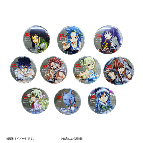 連載20周年記念『FAIRY TAIL』COOL！なキャラ缶バッジ【2026年11月初旬より順次配送予定】