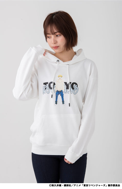 [Chifuyu] [TV Anime "Tokyo Revengers"] Hoodie (White)