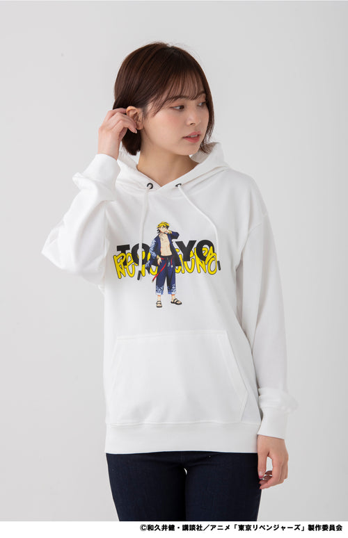 [Kazutora] [TV Anime "Tokyo Revengers"] Hoodie (White)