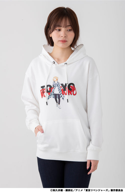 [Mikey] [TV anime "Tokyo Revengers"] Hoodie (white)