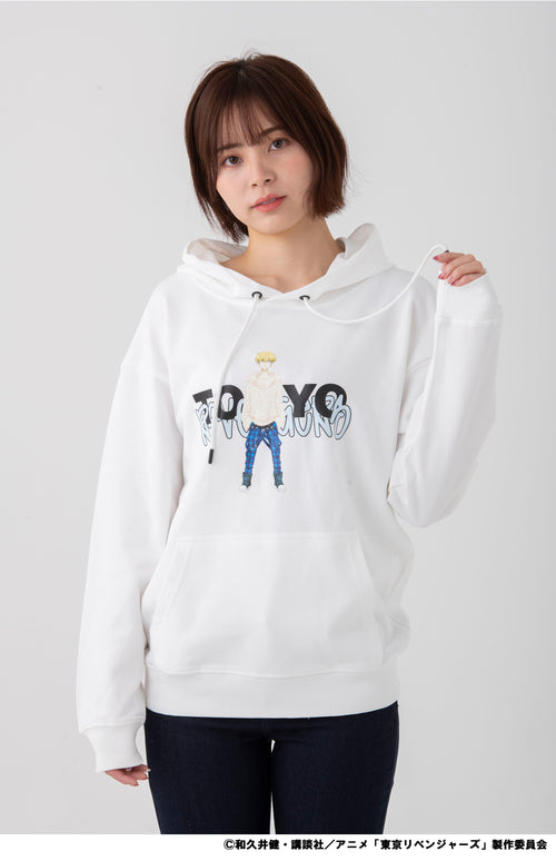 [Chifuyu] [TV Anime "Tokyo Revengers"] Hoodie (White)