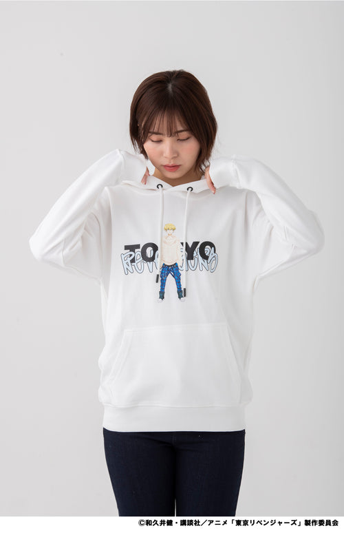 [Chifuyu] [TV Anime "Tokyo Revengers"] Hoodie (White)