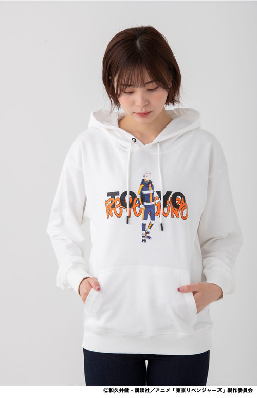 [Mitsuya] [TV Anime "Tokyo Revengers"] Hoodie (White)