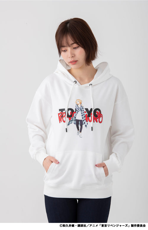 [Mikey] [TV anime "Tokyo Revengers"] Hoodie (white)