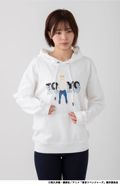 [Chifuyu] [TV Anime "Tokyo Revengers"] Hoodie (White)