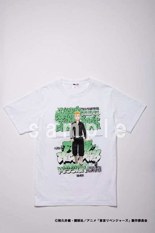 [Takemichi] [TV Anime "Tokyo Revengers"] T-shirt (White)