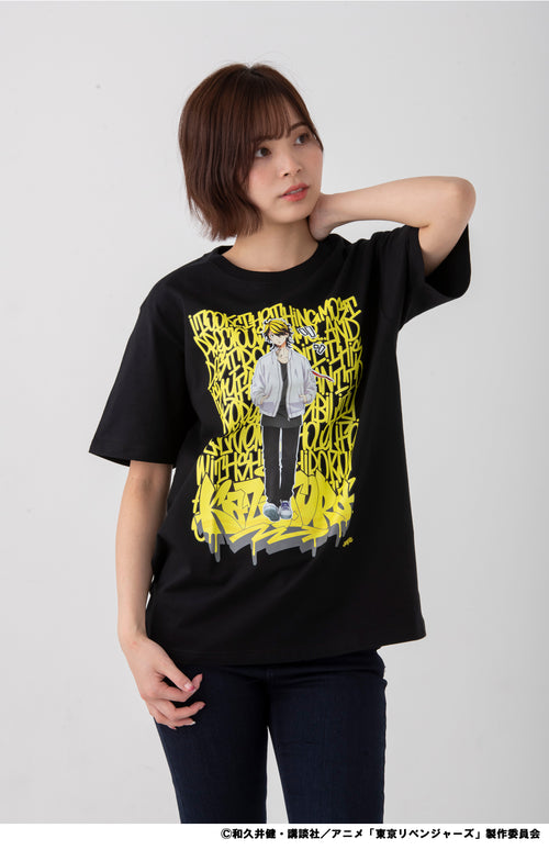 [Kazutra] [TV Anime "Tokyo Revengers"] Long-sleeved T-shirt (Black)