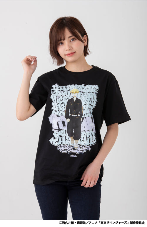 [Chifuyu] [TV Anime "Tokyo Revengers"] T-shirt (Black)