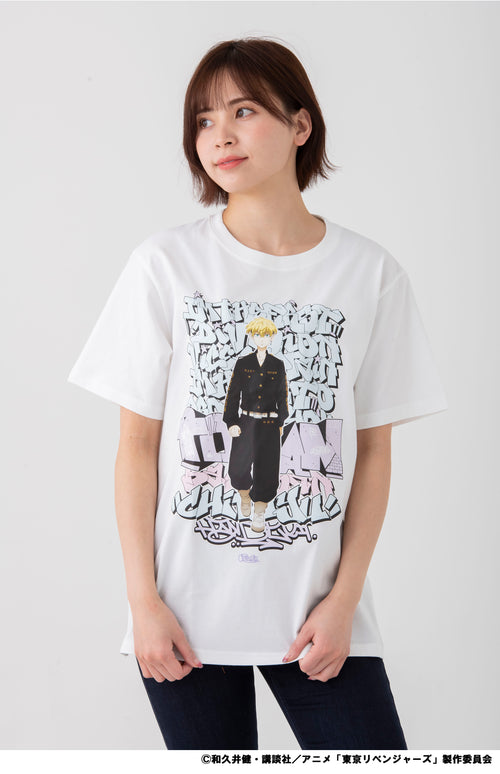 [Chifuyu] [TV Anime "Tokyo Revengers"] T-shirt (White)