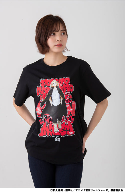 [Mikey] [TV anime "Tokyo Revengers"] T-shirt (black)