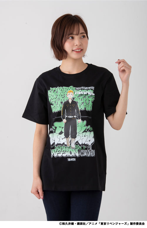 [Takemichi] [TV Anime "Tokyo Revengers"] T-shirt (Black)