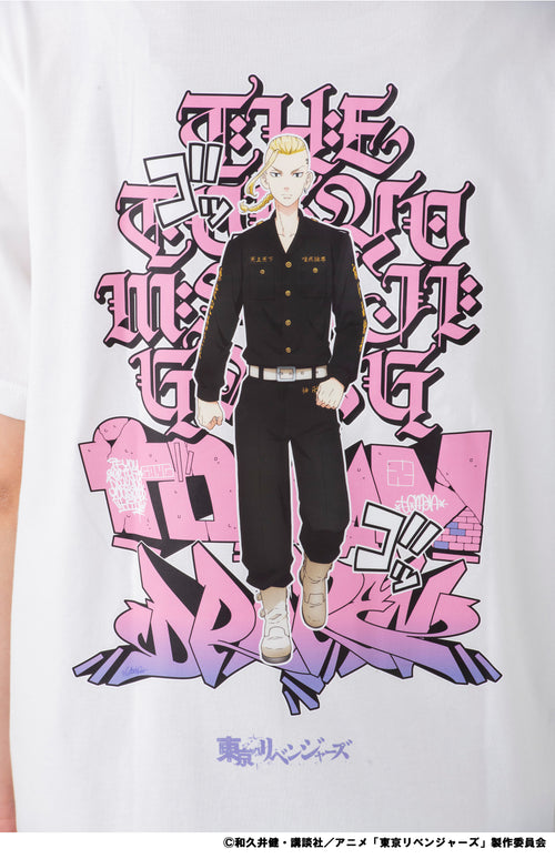 [Draken] [TV Anime "Tokyo Revengers"] T-shirt (White)