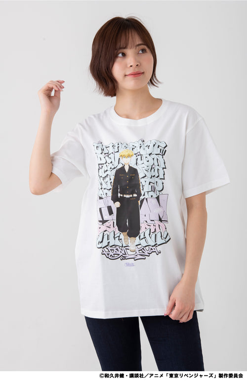 [Chifuyu] [TV Anime "Tokyo Revengers"] T-shirt (White)