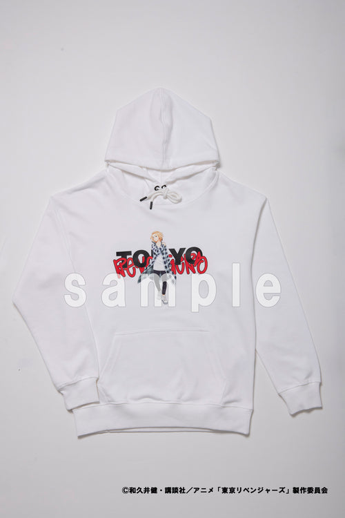 [Mikey] [TV anime "Tokyo Revengers"] Hoodie (white)