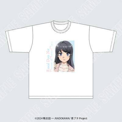 【2026年6月中旬より配送予定】
『青春ブタ野郎はサンタクロースの夢を見ない』Ｔシャツ　桜島麻衣Ｖｅｒ．