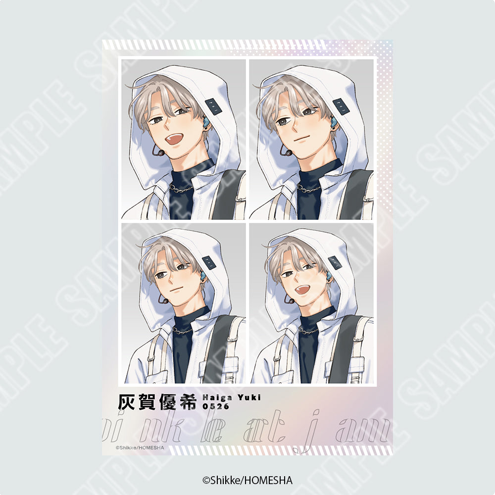 『ピンクハートジャム』証明写真風ブロマイド　※ブラインド販売