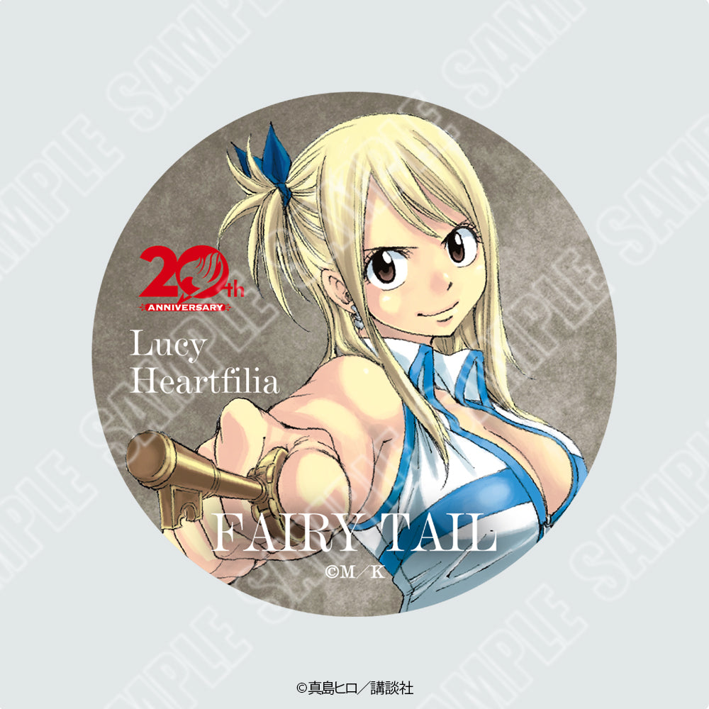 フェアリーテイル ルーシィ 缶バッジ ラバーストラップ 連載20周年記念『FAIRY TAIL』COOL！なキャラ缶バッジ【2026年11月初旬