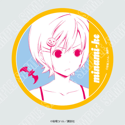 原作「みなみけ」缶バッジ（千秋グループ）