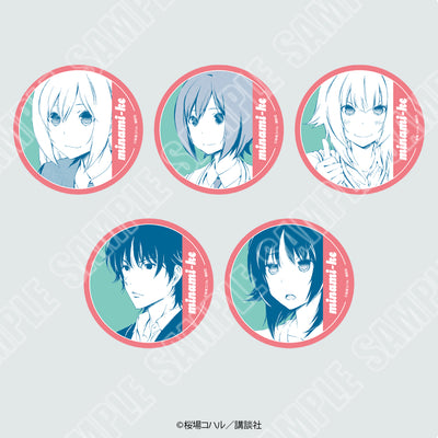 原作「みなみけ」缶バッジ（春香グループ）