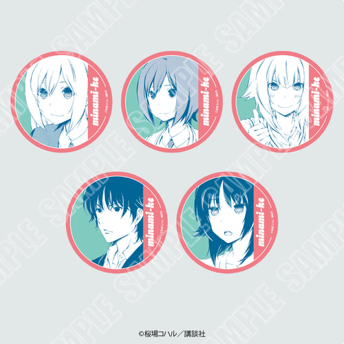 原作「みなみけ」缶バッジ（春香グループ）