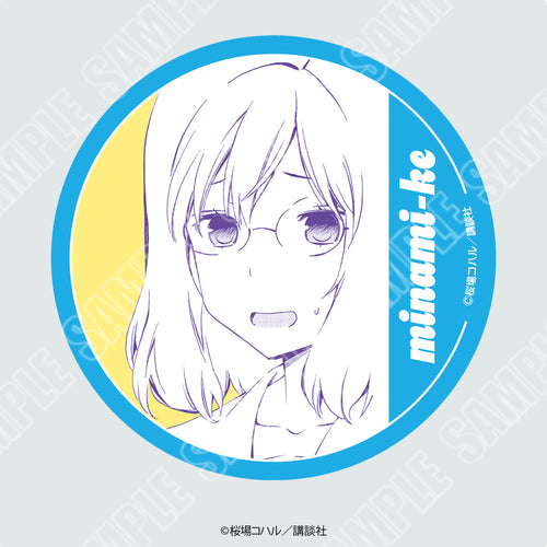 原作「みなみけ」缶バッジ（夏奈グループ）