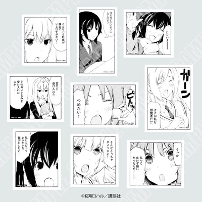 原作「みなみけ」ステッカー